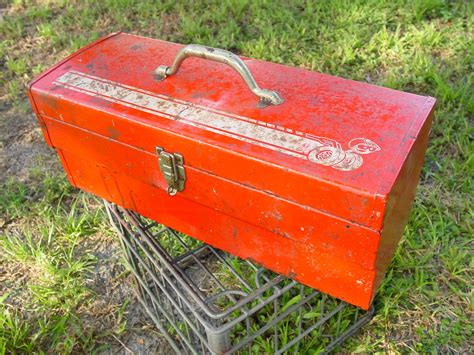 vintage metal tool box for sale|did toolboxes exist in 1948.